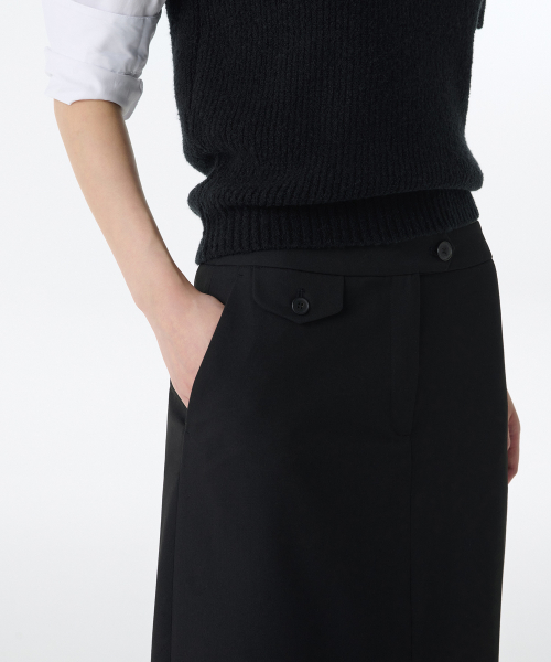 Womens Straight Maxi Skirt