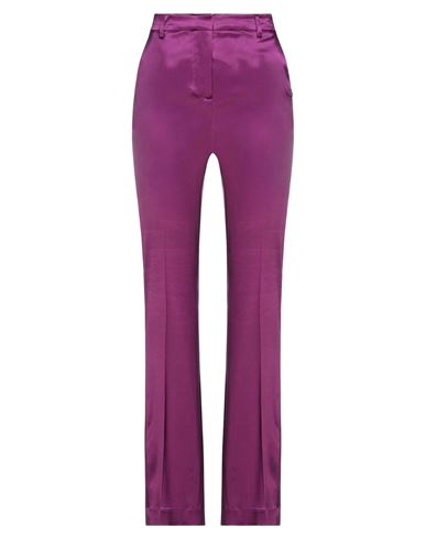 Woman Pants Garnet Size 4 Acetate, Viscose, Elastane
