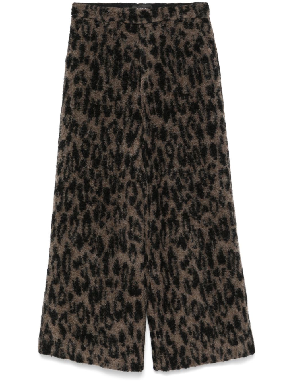 Wool trousers - Brown