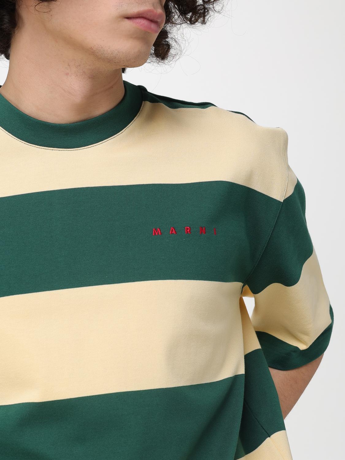 T-Shirt Men color Green