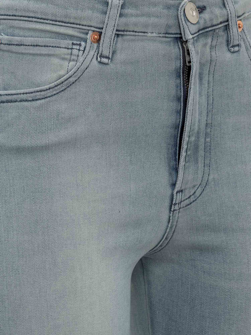 Blue Slim Mid Rise Jeans
