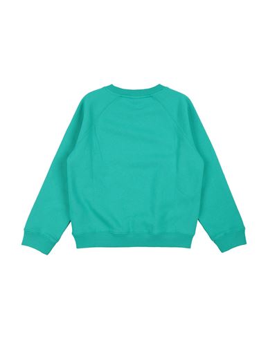 Kid Boy Sweatshirt Green Size 12 Cotton, Polyester