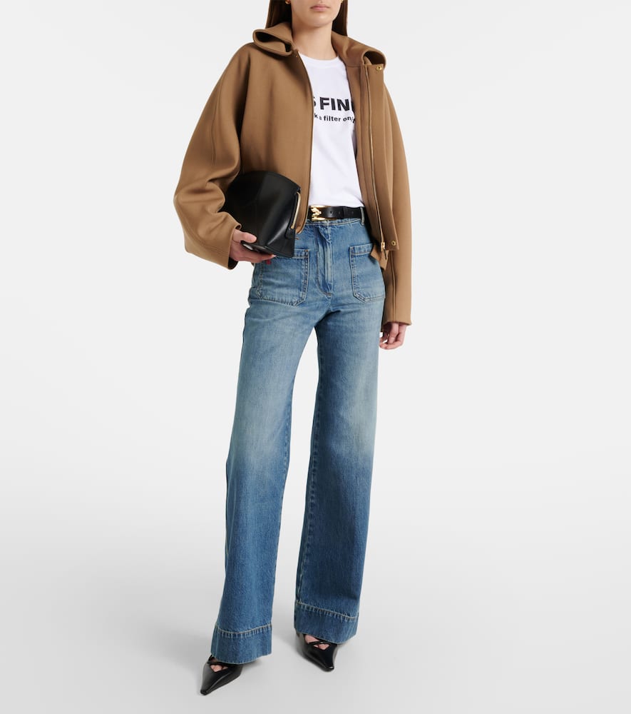 Printed cotton jersey T-shirt