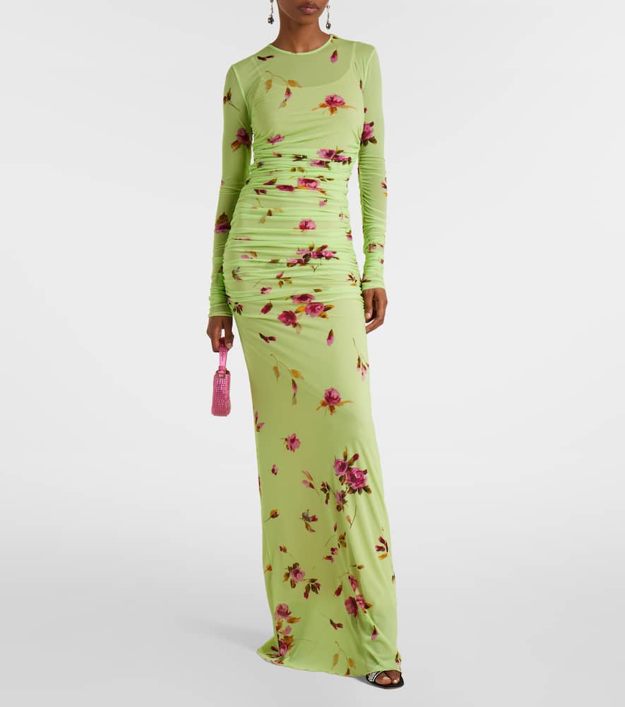 Floral jersery maxi dress