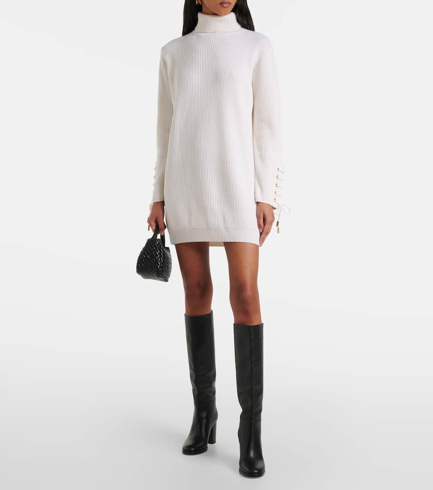 Ghinea wool and cashmere sweater dress