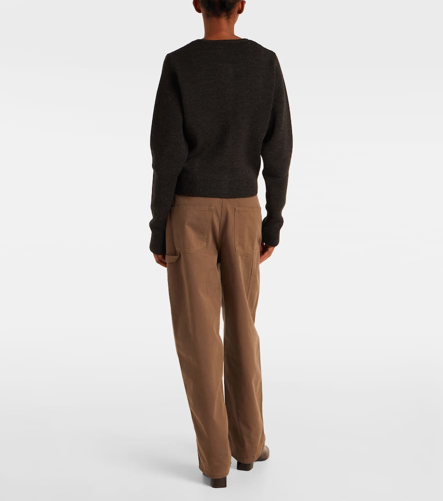 Ribbed-knit cardigan