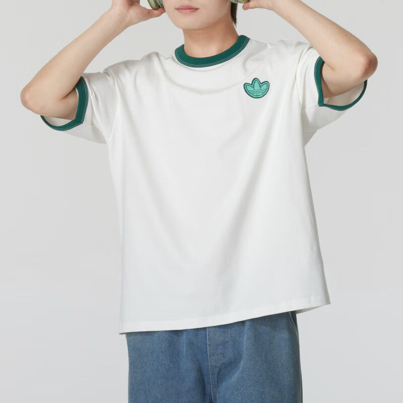 Originals logo T-Shirt Asia Sizing 'White Green'