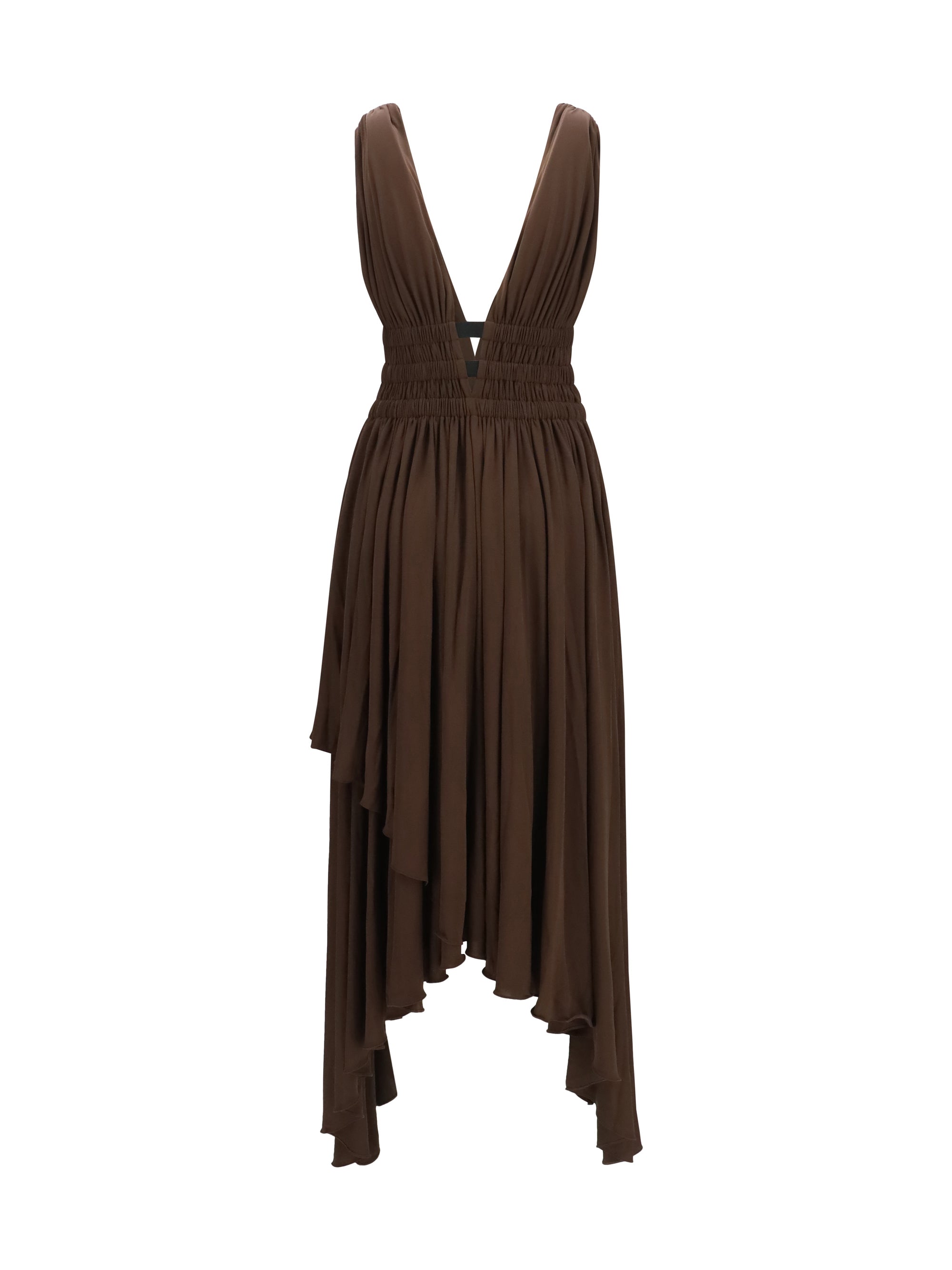 Deesse Dress — Brown