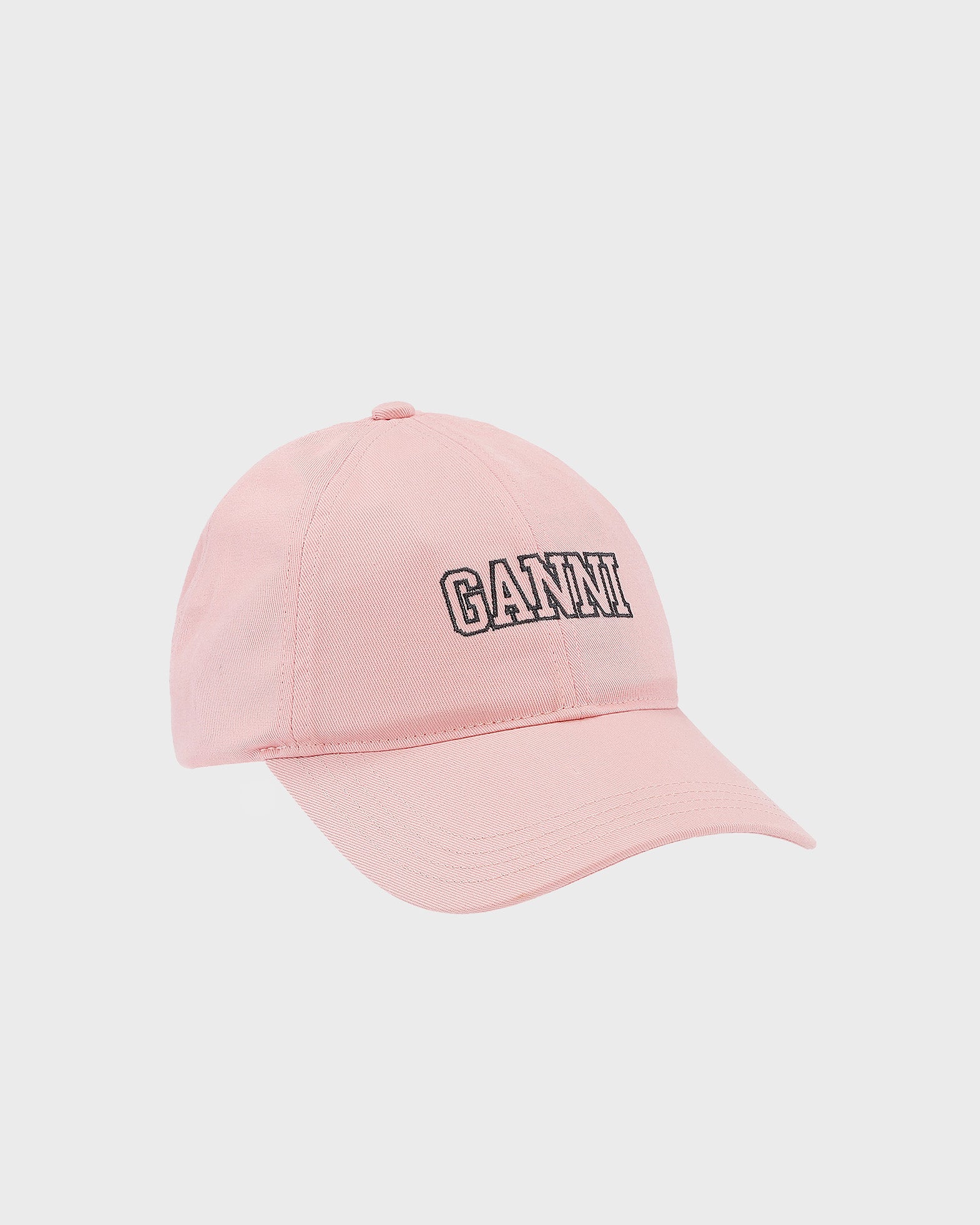 Ganni Cap Hat Logo Purple ONESIZE