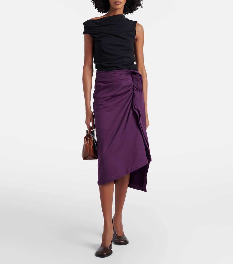 Asymmetric cotton top