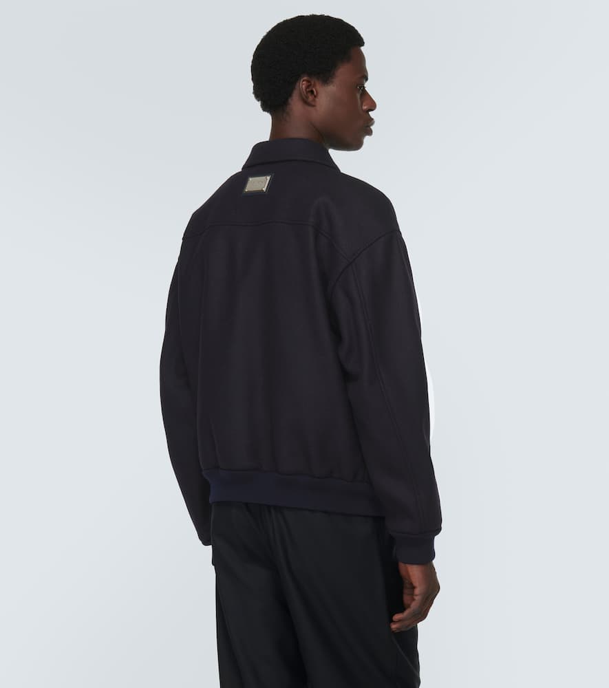 Dolce & Gabbana Wool-blend bomber jacket