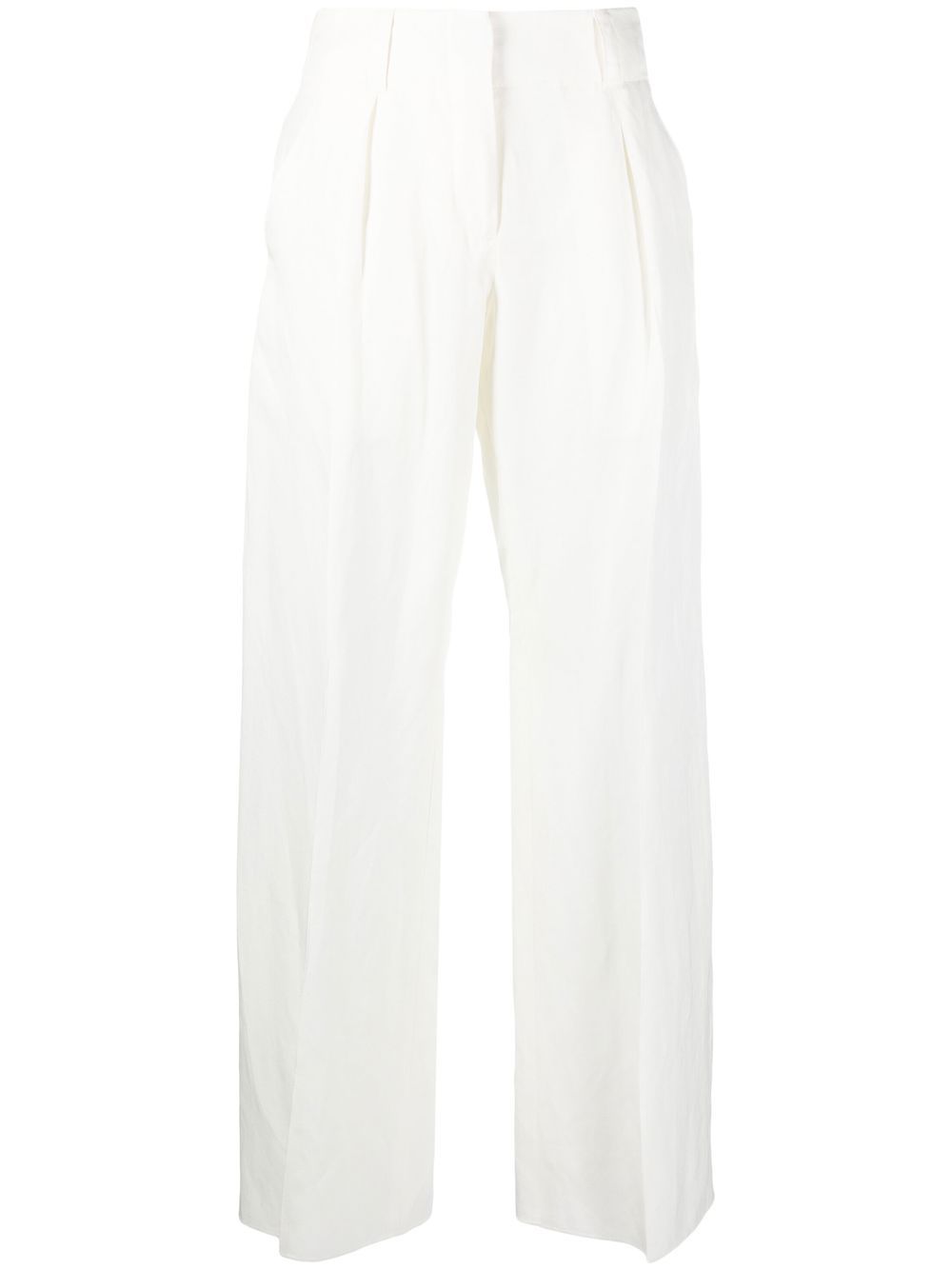 Wide-leg trousers - White