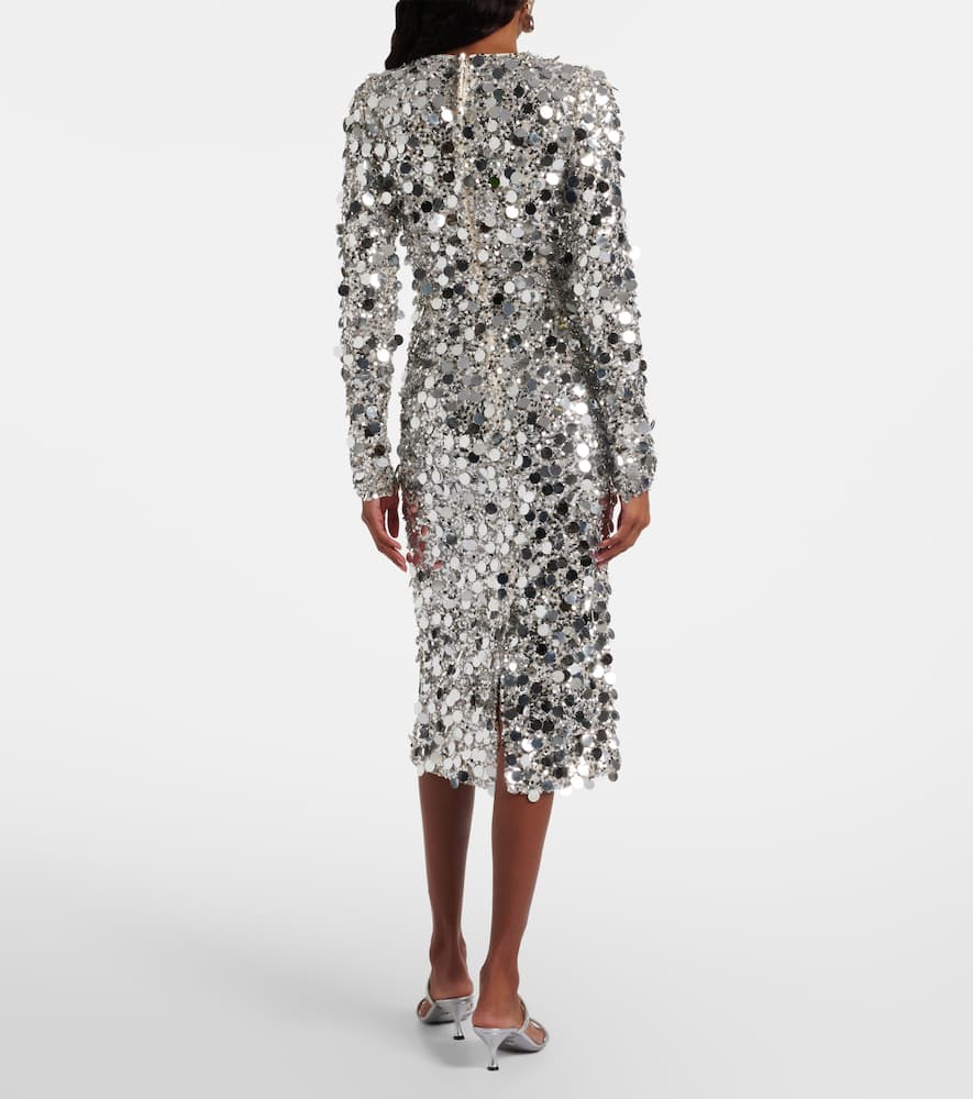 Sequined midi dress