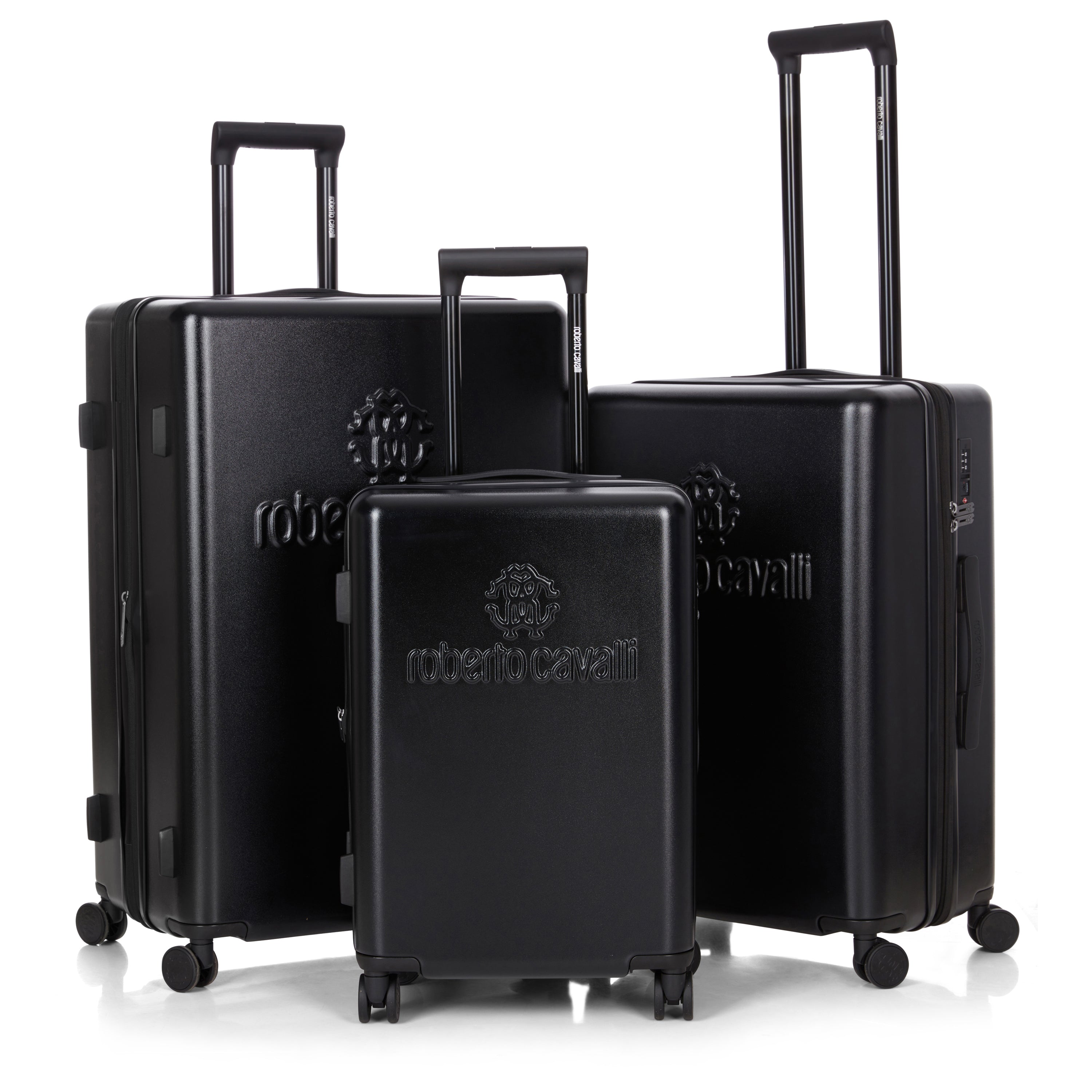 3 Piece Luggage Set with Expandable Hard Shell & 8 Spinner Wheels