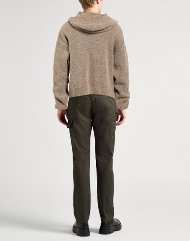 Man Sweater Light brown Size L Wool, Polyester, Acrylic