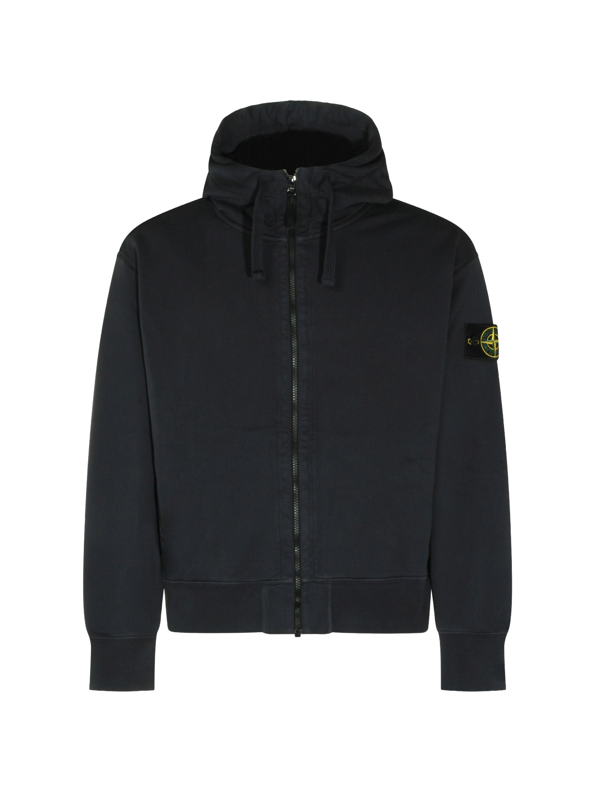 Logo-Patch Zip-Up Hoodie