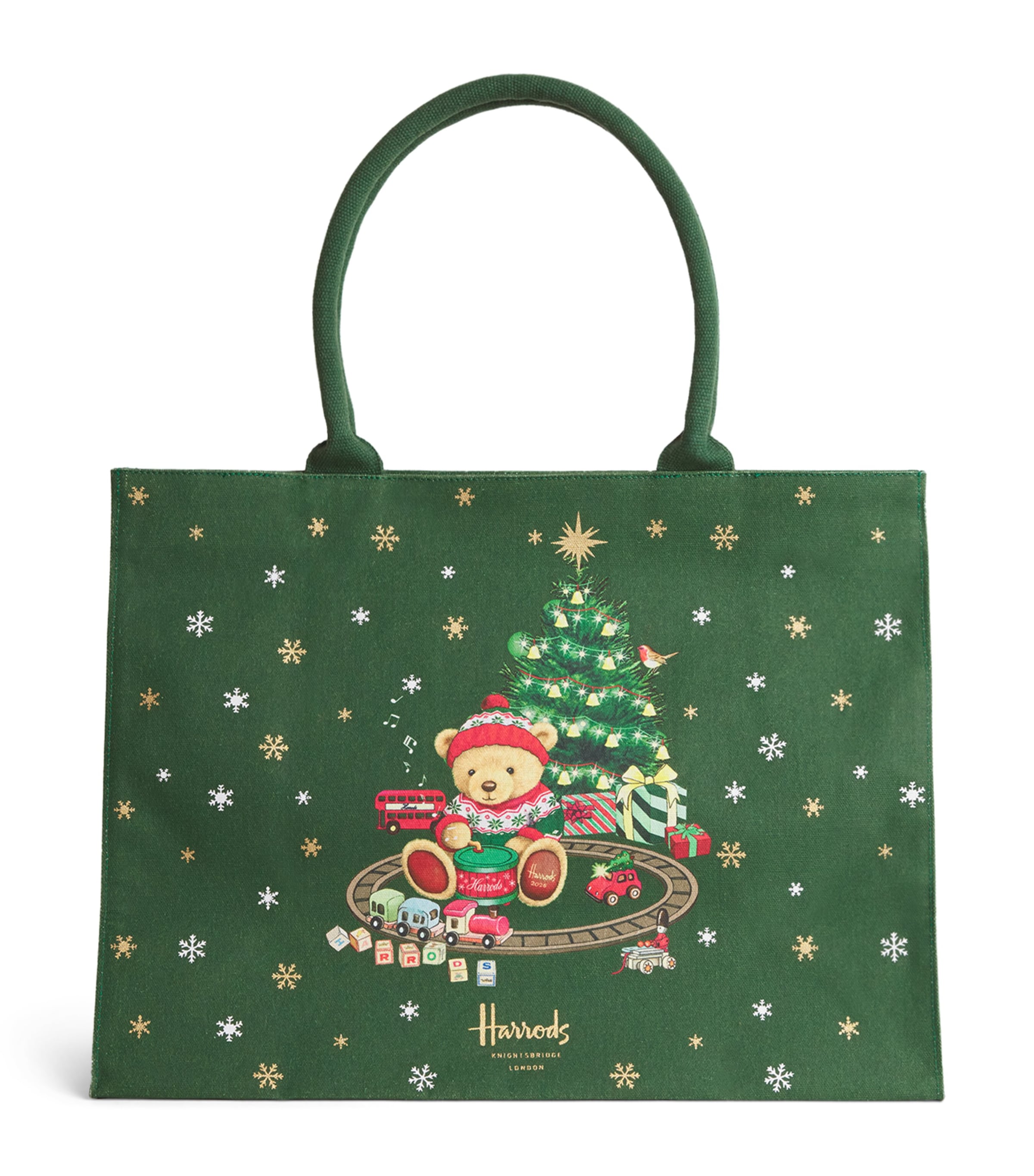 Medium Christmas Bear Tote Bag