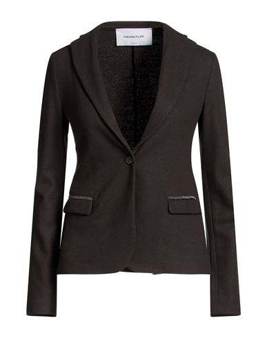 Woman Blazer Lead Size 2 Wool, Polyamide