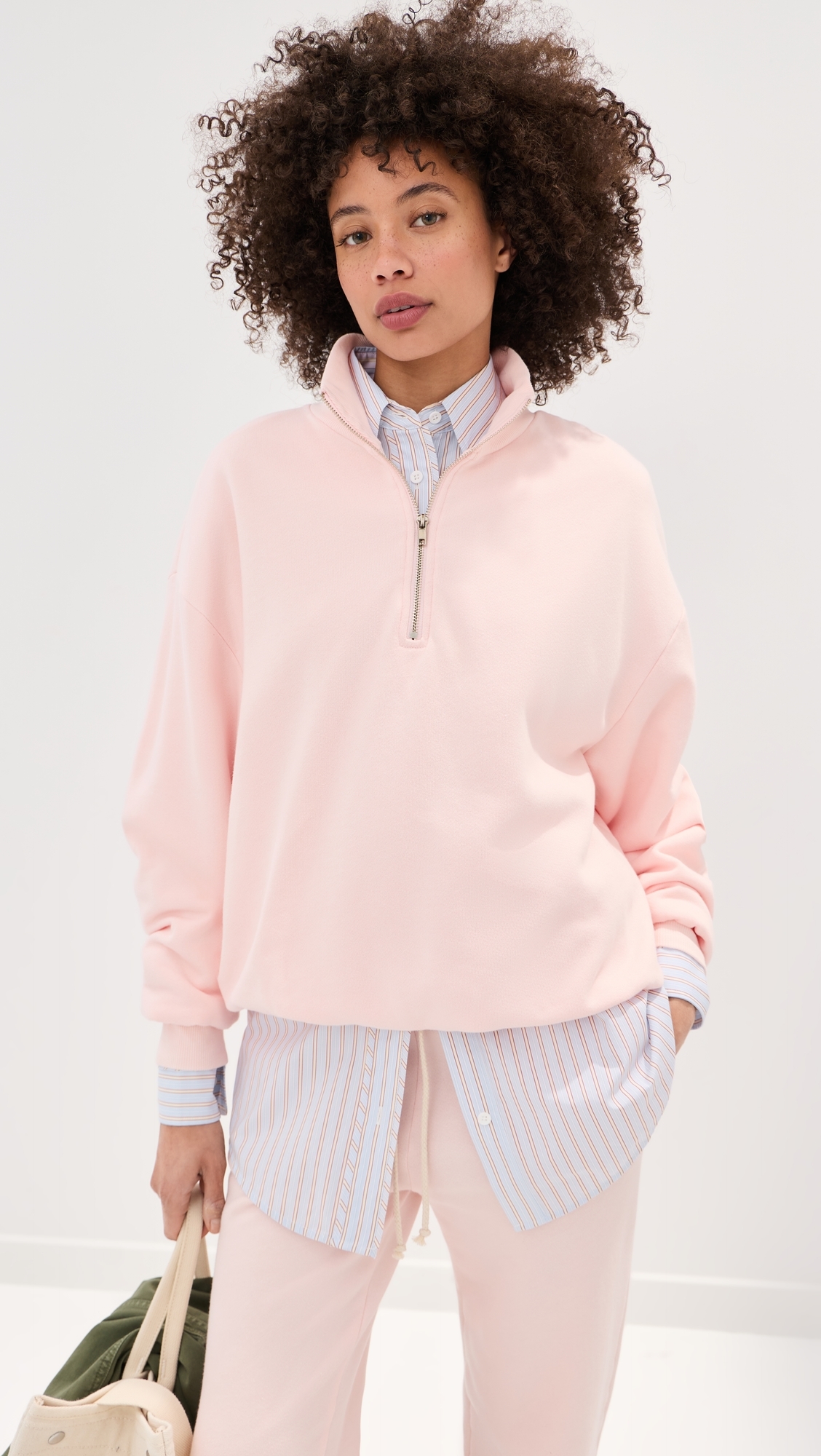 Rhodes Sweatshirt Pale Pink