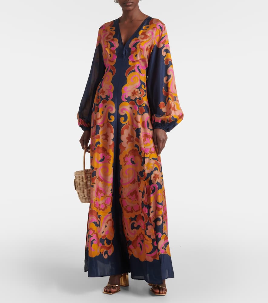 Zimmermann Acadian printed silk maxi dress