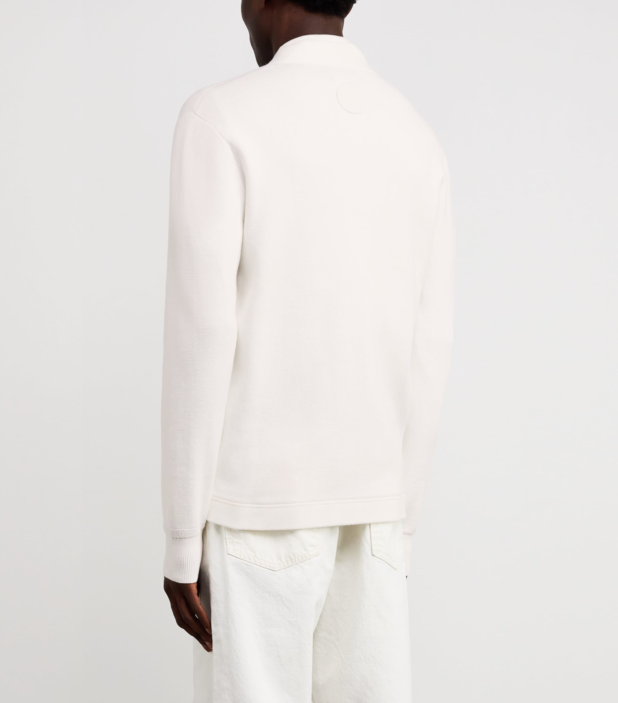 X Wimbledon Cotton Crest Cardigan