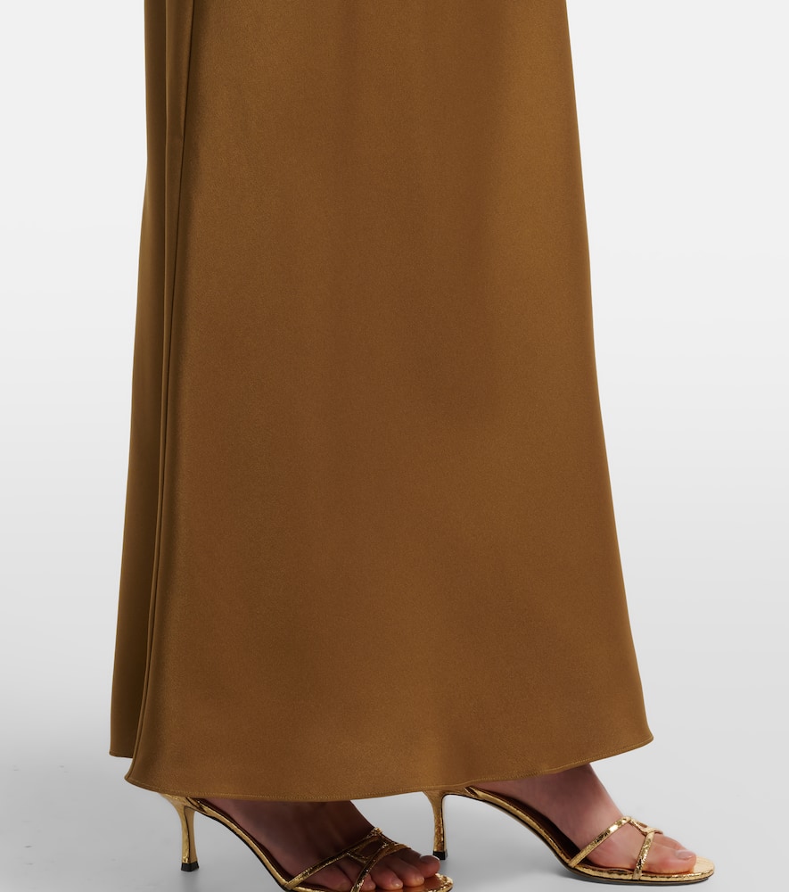 Pentola satin cocktail dress