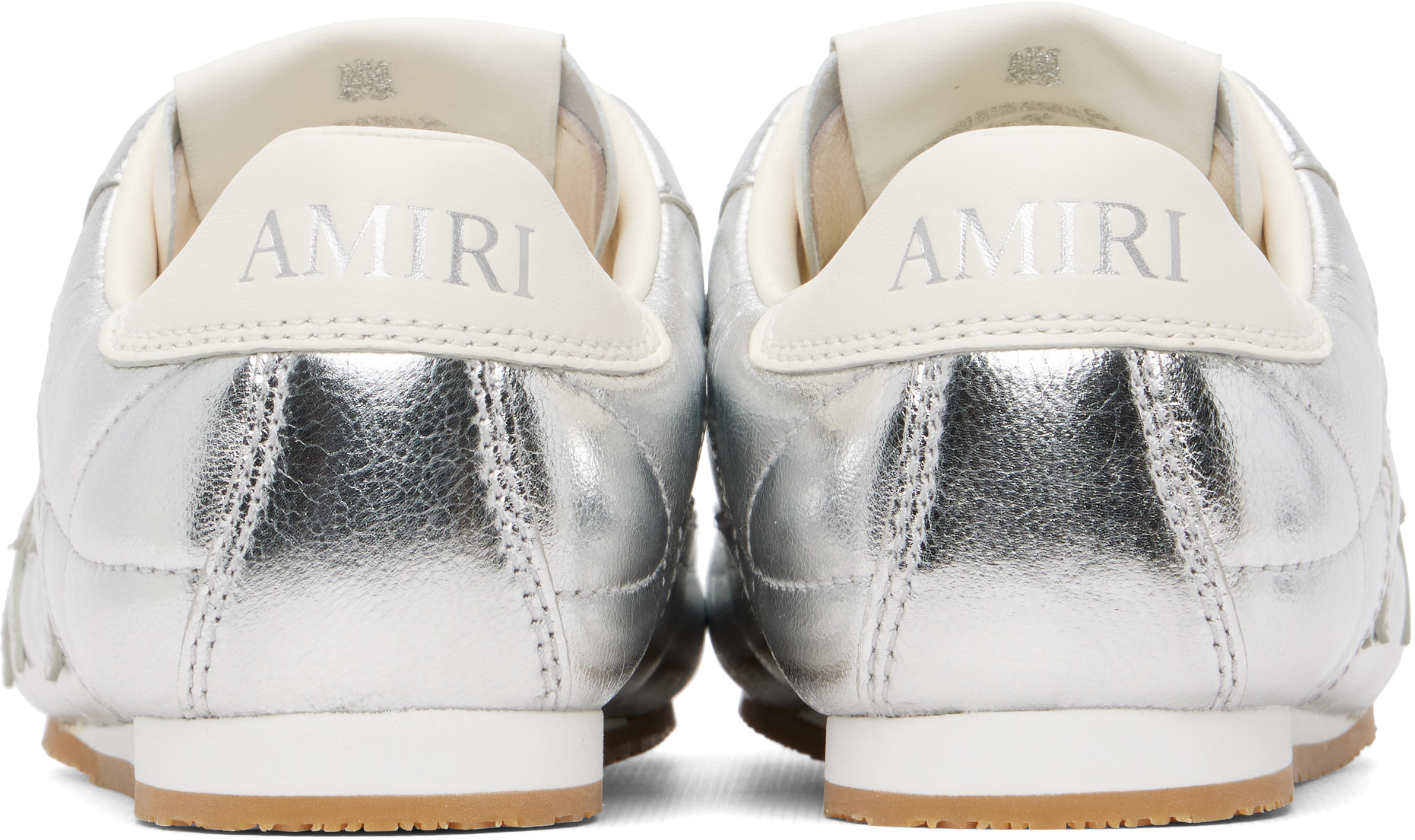 Silver Pacific Football Slim Sneakers