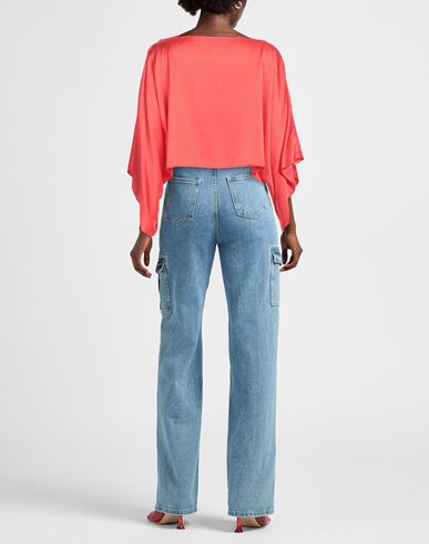 Woman Top Tomato red Size ONESIZE Viscose