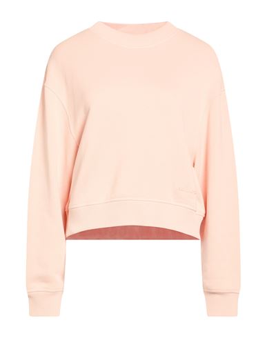 Woman Sweatshirt Blush Size L Cotton, Polyester, Elastane