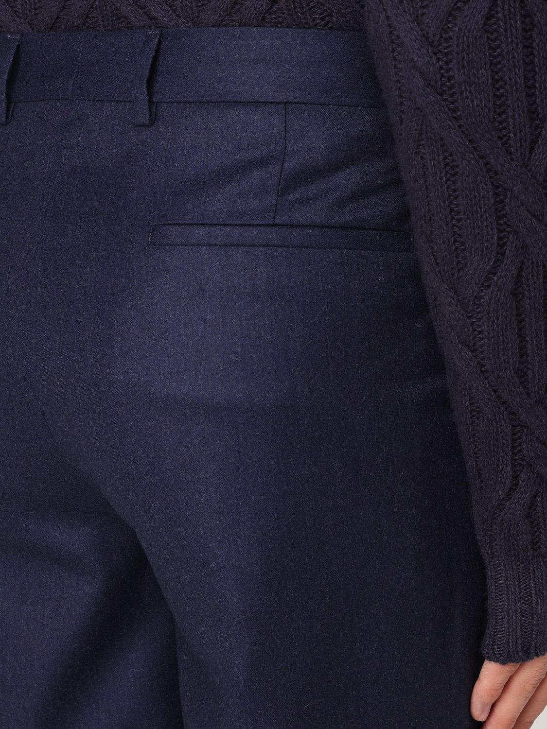 Slim-cut chino trousers - Blue
