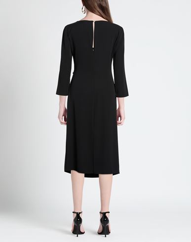 Woman Midi dress Black Size S Polyester, Elastane
