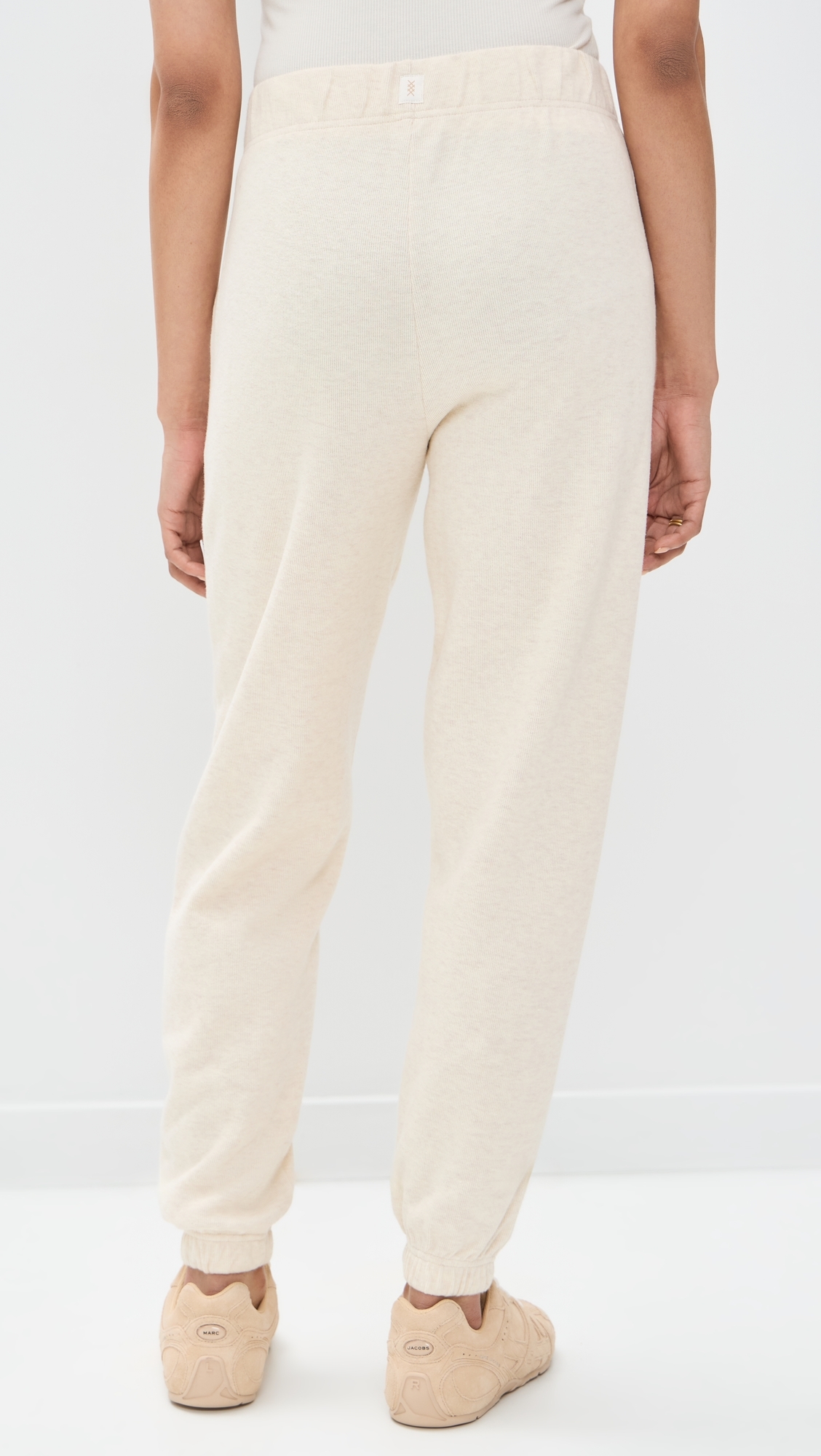Signature Rib Joggers Oatmeal Heather