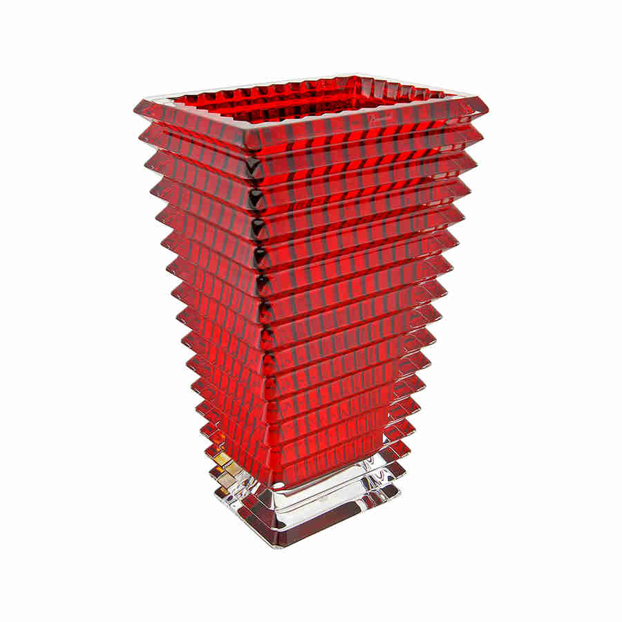 Eye Red Tall Rectangular Vase 2802302
