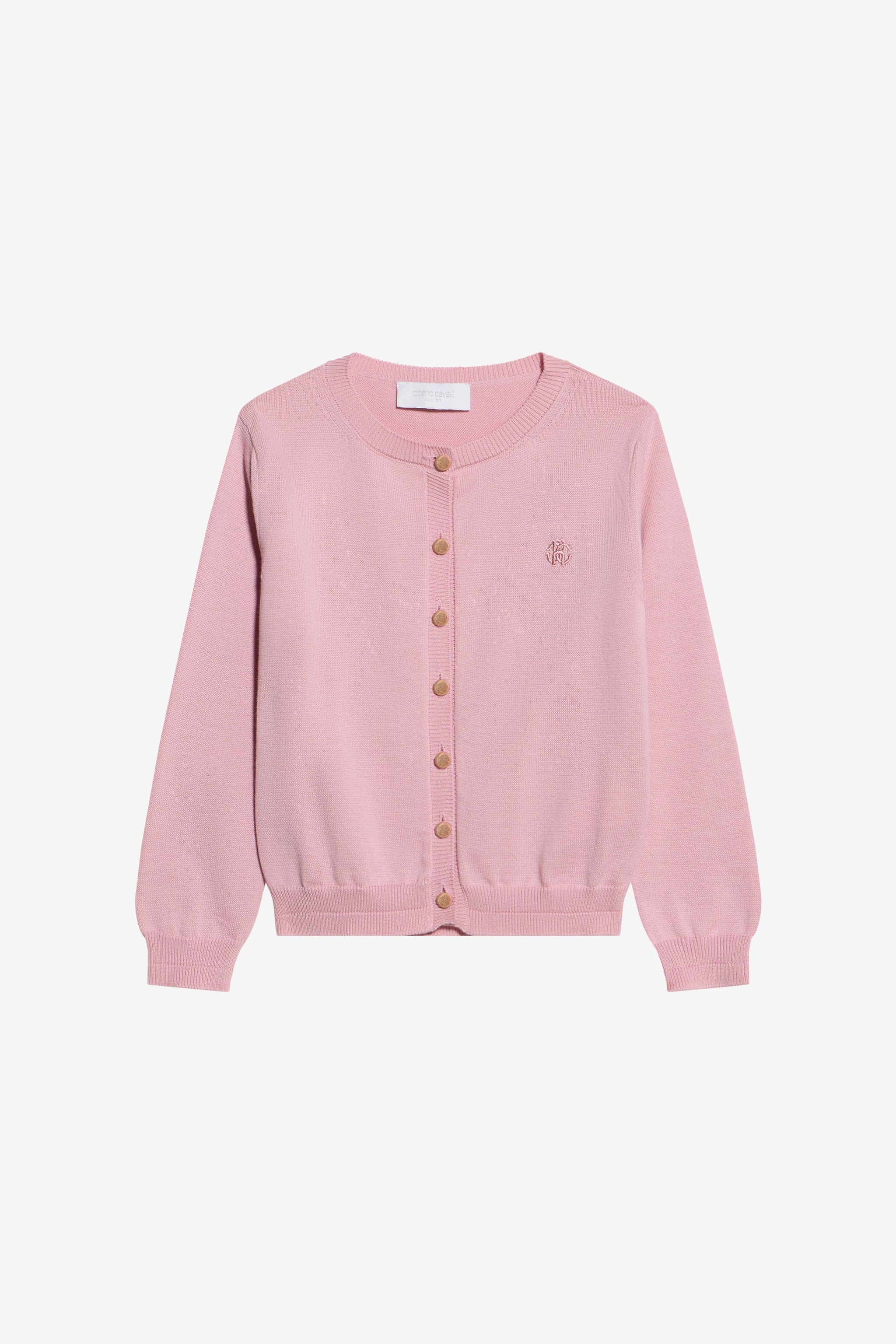Pink Cotton Cardigan