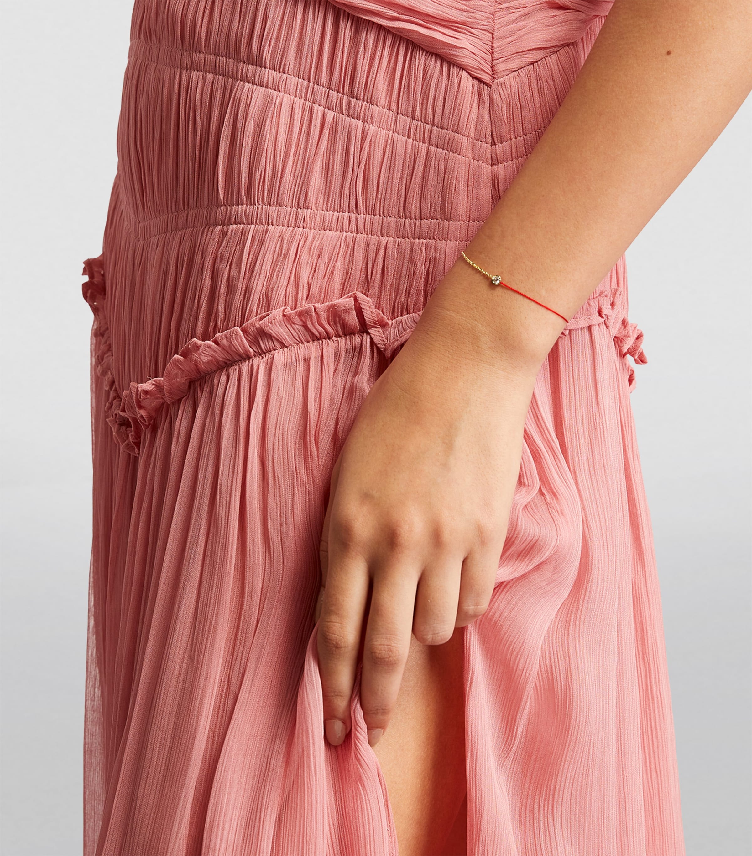 Yellow Gold and Diamond Pure Half-Chain Bracelet