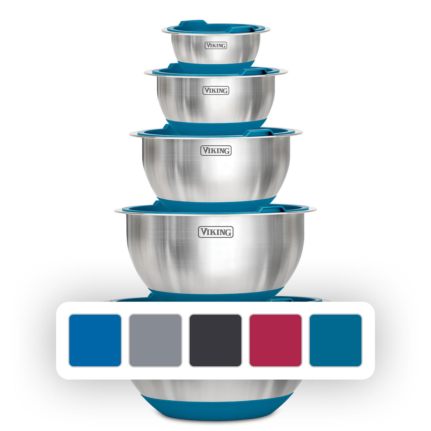 10 pc Stainless Steel Mixing