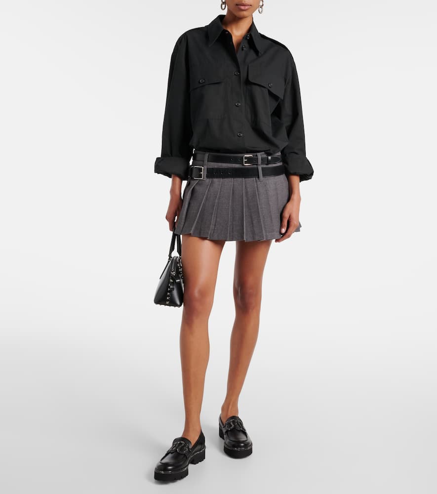 Morgana embellished leather loafers