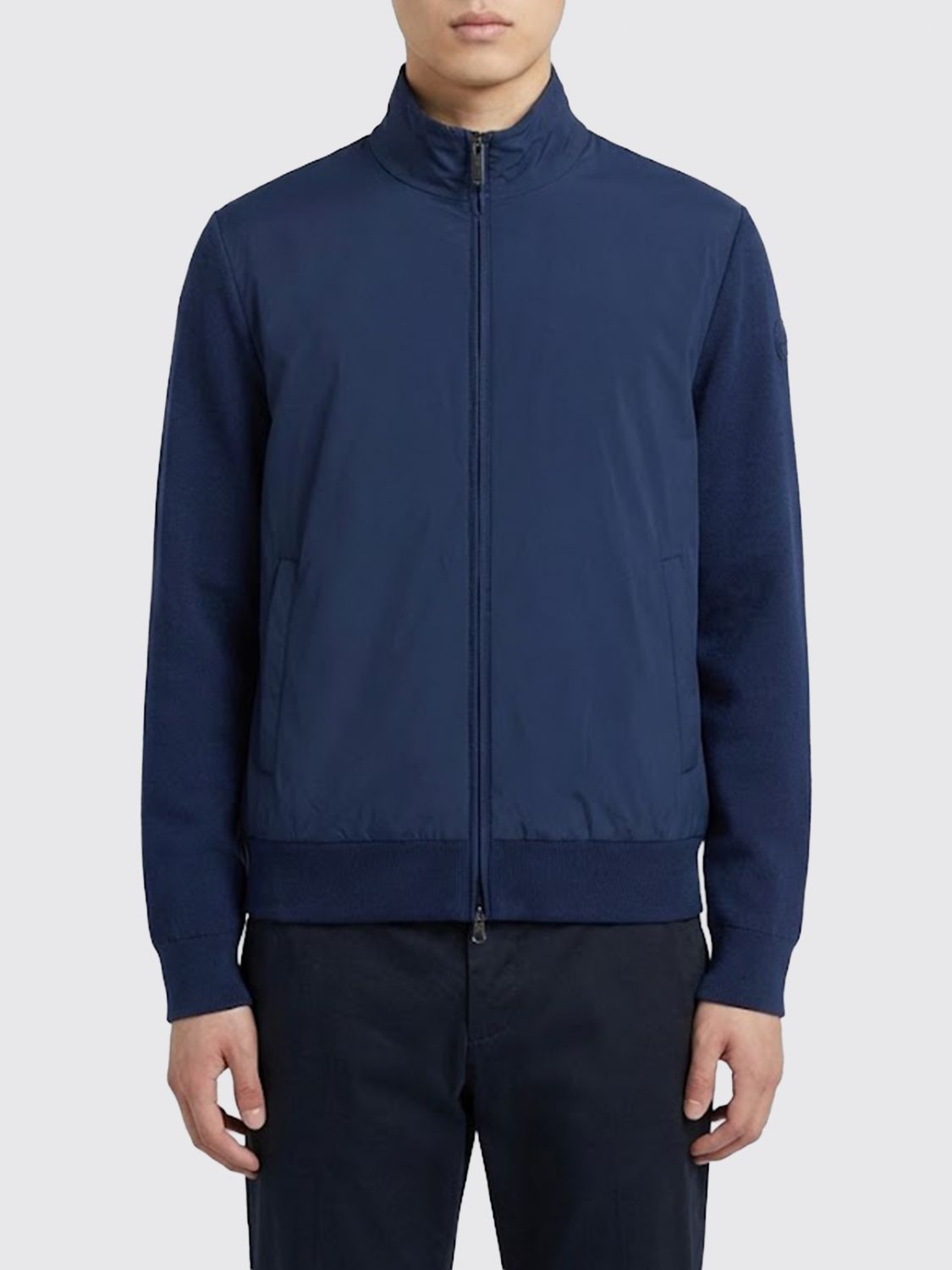 Coat Men color Blue