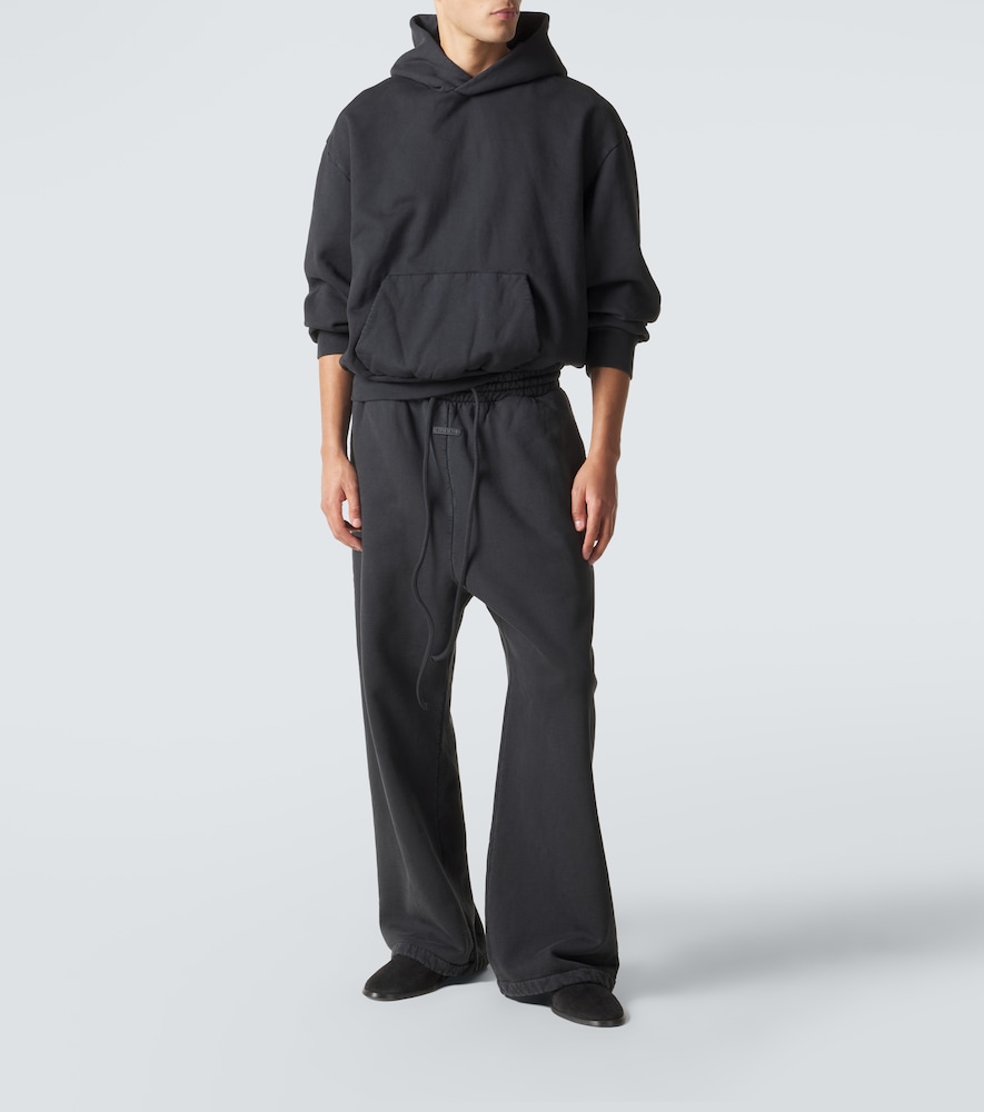 Cotton jersey hoodie