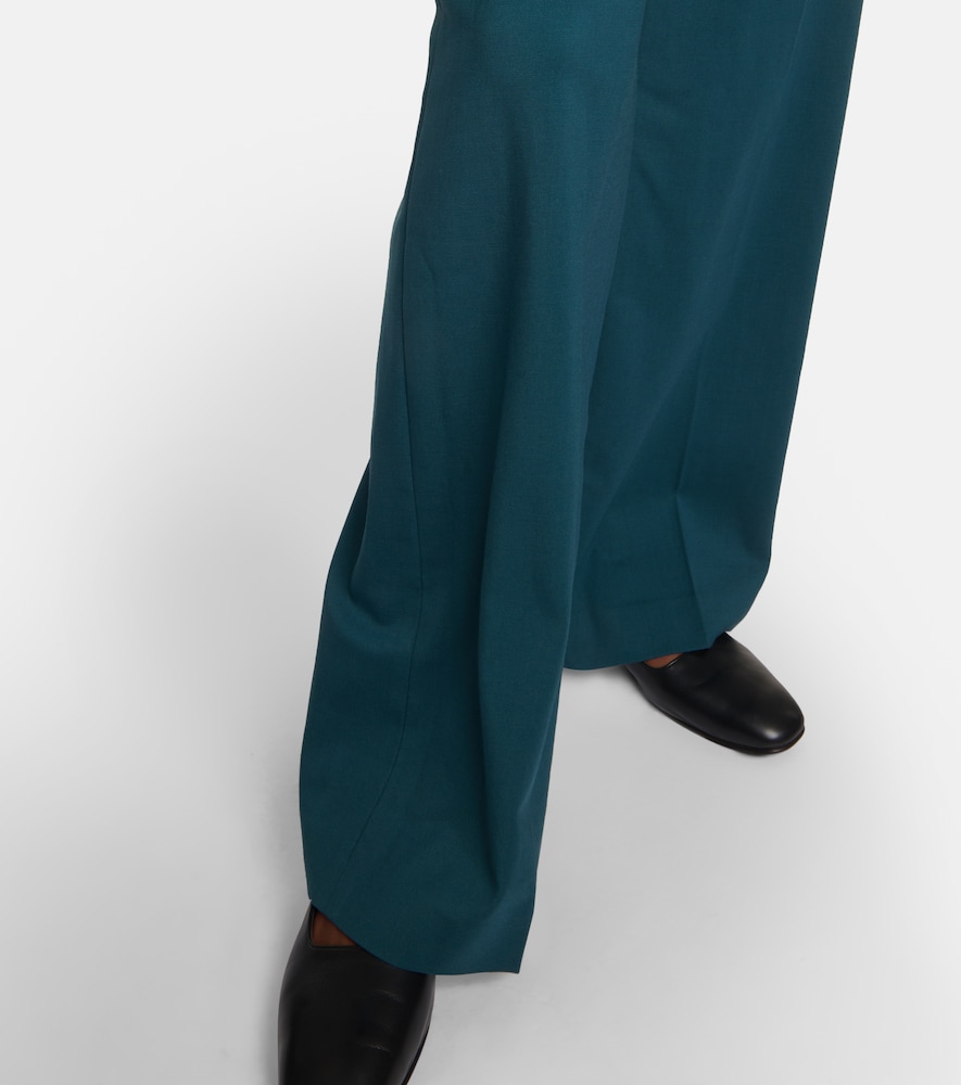 Morissey mid-rise wool straight pants