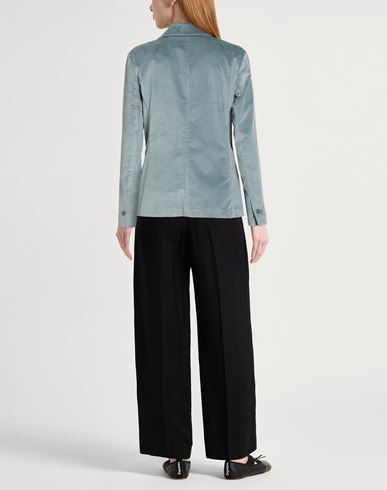 Circolo 1901 Woman Blazer Sky blue Size 10 Cotton, Elastane
