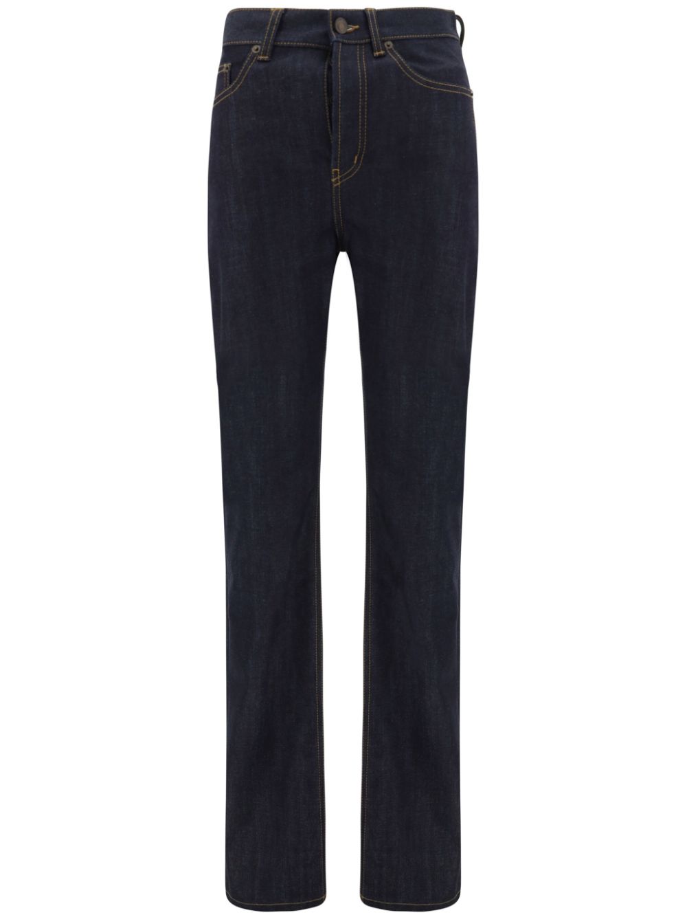 90s logo-patch jeans - Blue