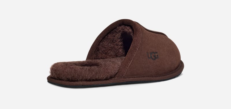 ® Men's Scuff Sheepskin Backless Slipper in Dusted Cocoa