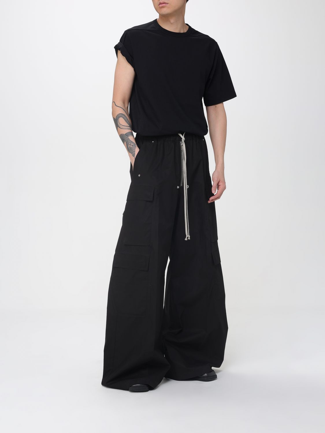 Pants Men color Black