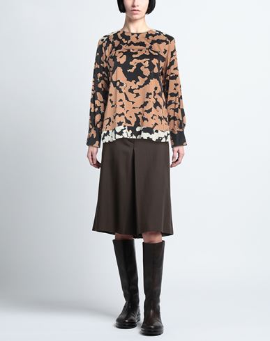 Liviana Conti Woman Top Camel Size 6 Viscose, Elastane