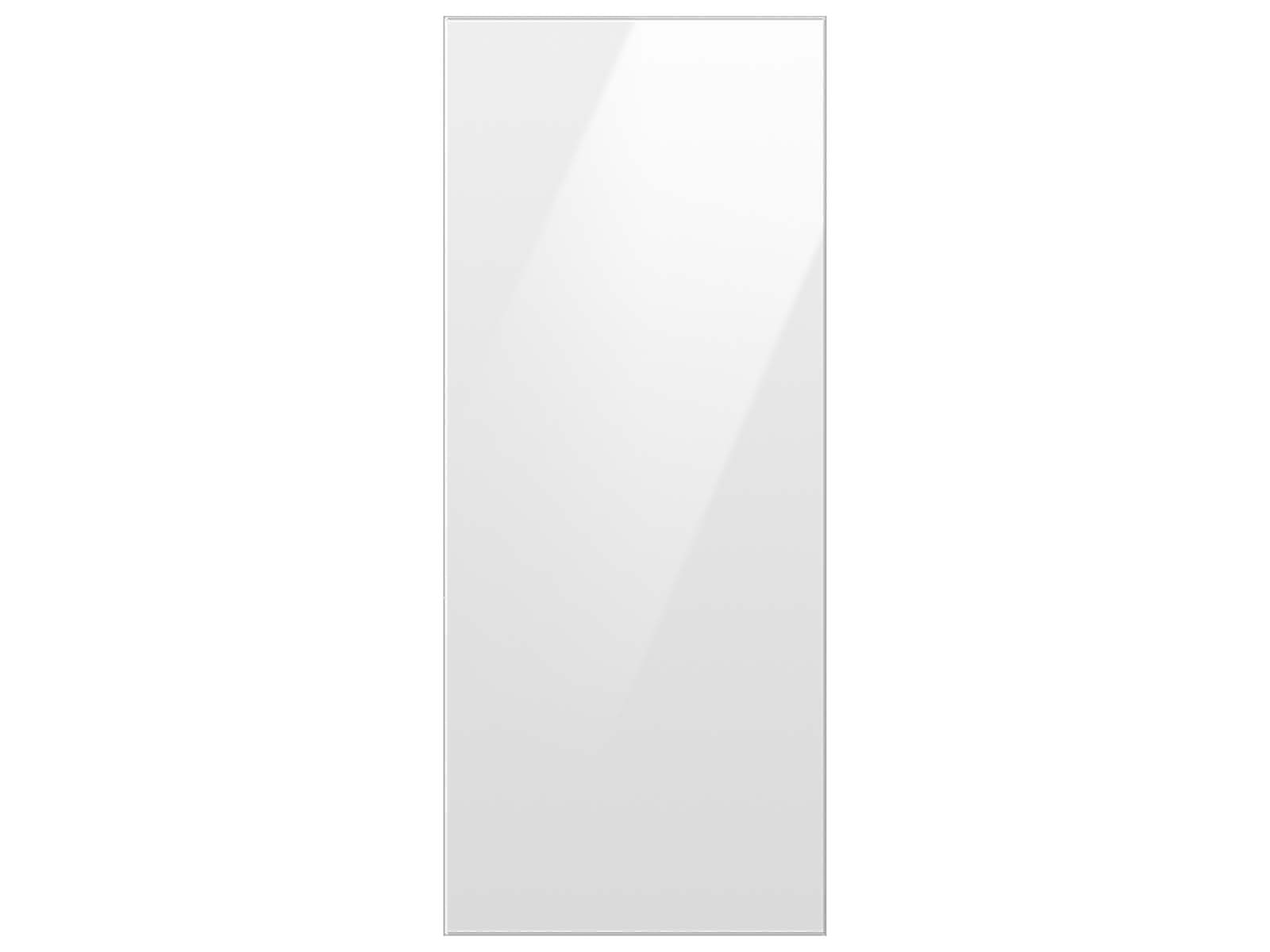 Bespoke 3-Door French Door Refrigerator Panel in White Glass - Top Panel(RA-F18DU312/AA)