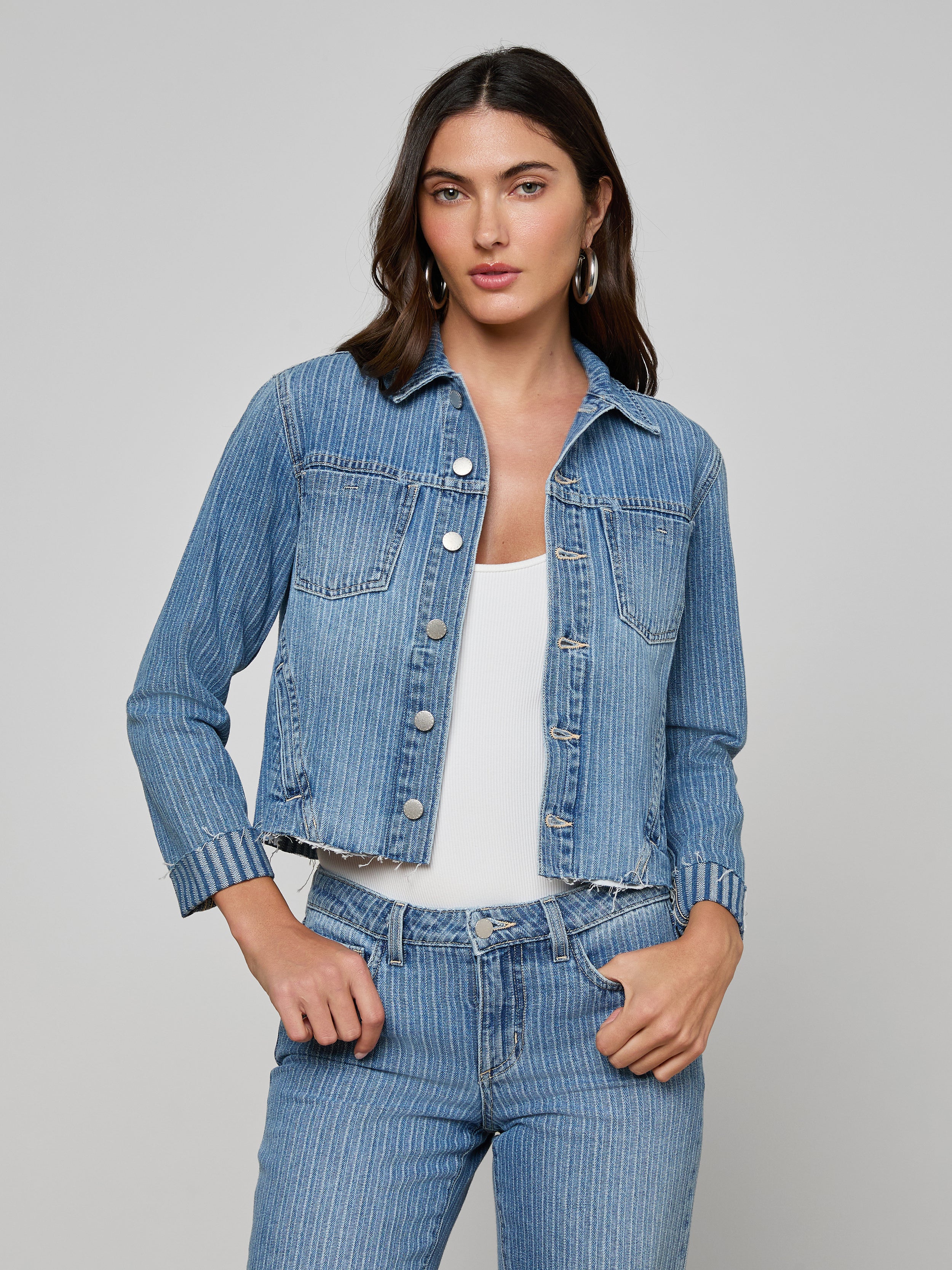 Janelle Jean Jacket In Carmel