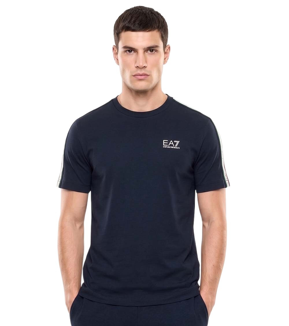 Blue Logo Crew Neck T-Shirt