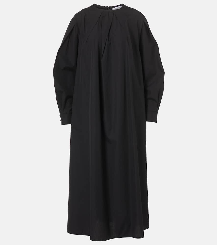 Liriche cotton poplin midi dress