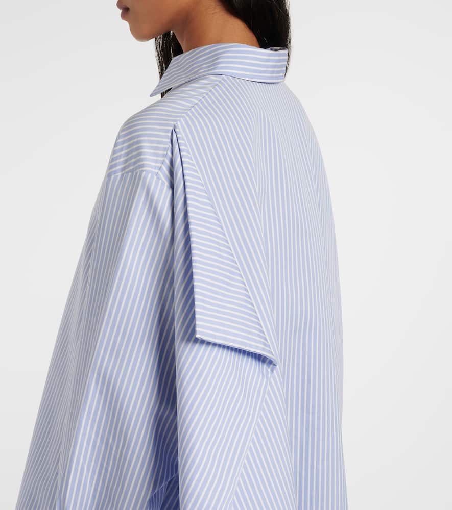 Isla striped cotton and silk shirt